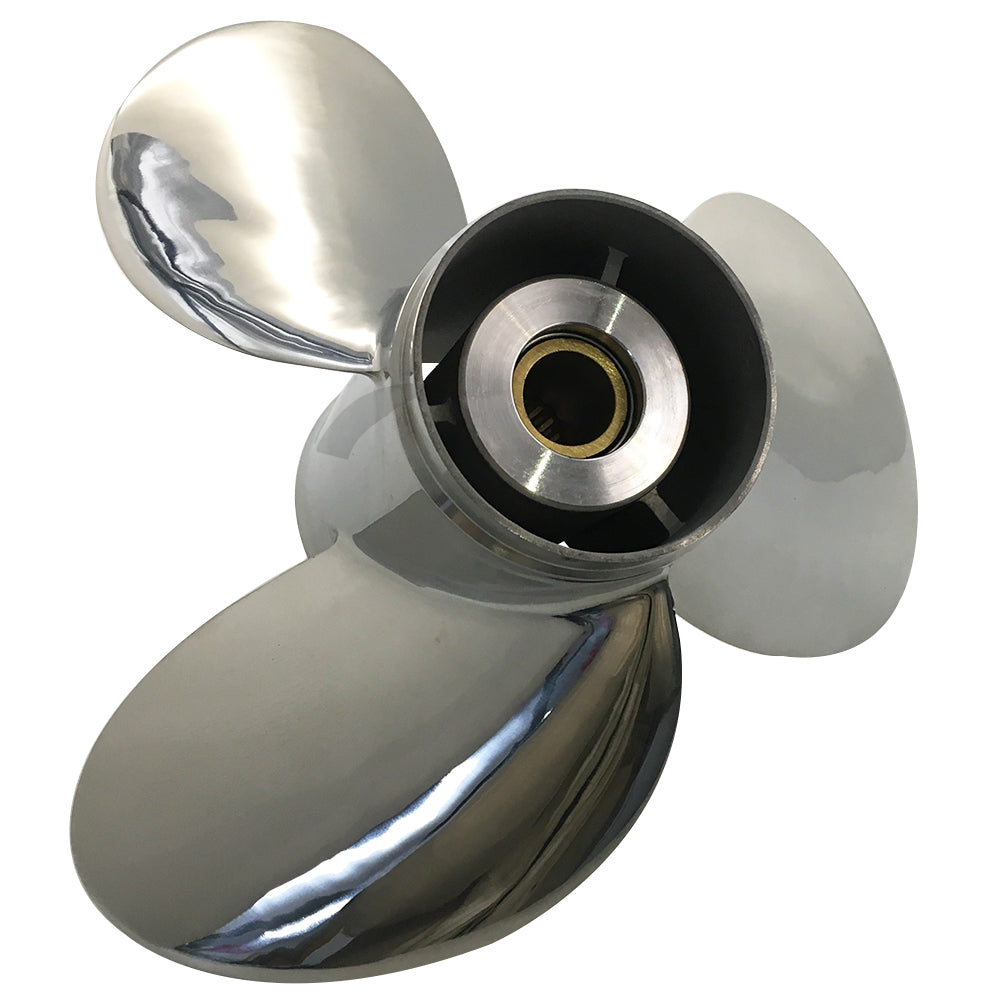 70-140HP 13-3/4X15 Stainless Steel Propeller 15 tooth SS Prop for MERCURY Outboard