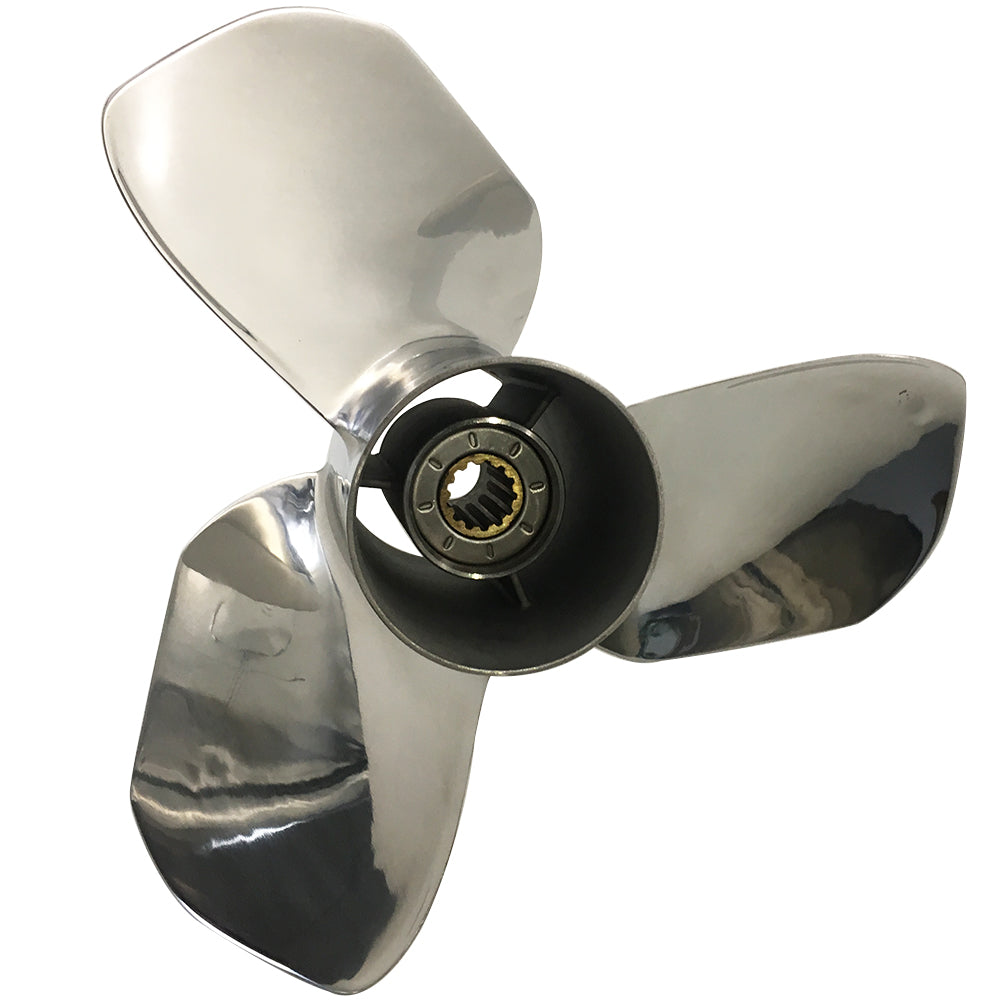 30-70HP 12X14 Stainless Steel Propeller 13 tooth SS Prop for MERCURY Outboard