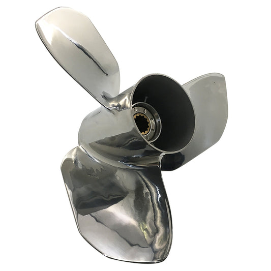 30-70HP 12X14 Stainless Steel Propeller 13 tooth SS Prop for MERCURY Outboard