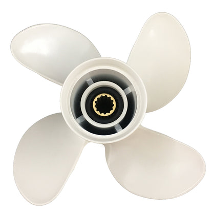 4 Blades 40-60HP 10-3/8x13 Aluminum Propeller 13 Tooth  for YAMAHA outboard