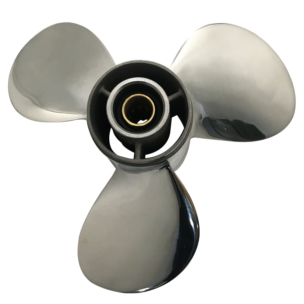 20-30HP 9-7/8x13 Stainless Steel Propeller 10 tooth SS Prop for YAMAHA outboard 9.875x13  OEM 664-45970-00-98