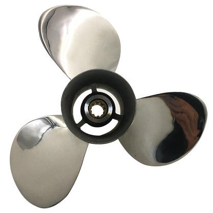 20-30HP 9-7/8x10-1/2 Stainless Steel Propeller 10 tooth SS Prop for YAMAHA outboard 9.875x10.5